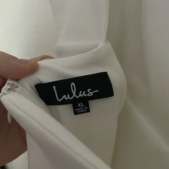 Lulus Amazing Appeal White Backless Bodycon Mini Dress XL - Picture 9 of 12